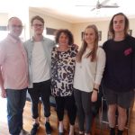 The Cronin family, with 19-year-old Pat on the right.