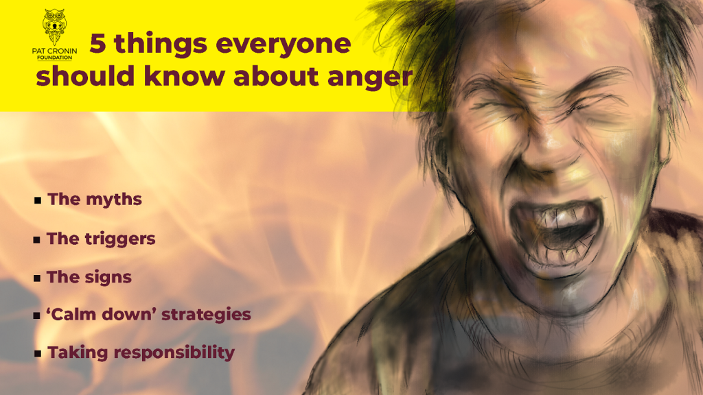 Illustration of an angry male, to highlight 5 things everyone should know about anger
