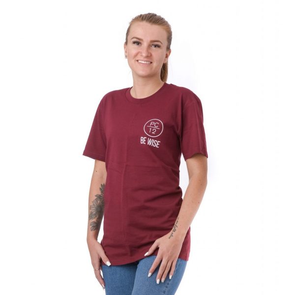 Adults Short Sleeve T-Shirts - Maroon