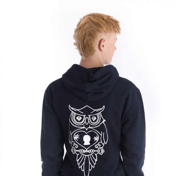 Hoodies - Navy Blue - Image 4