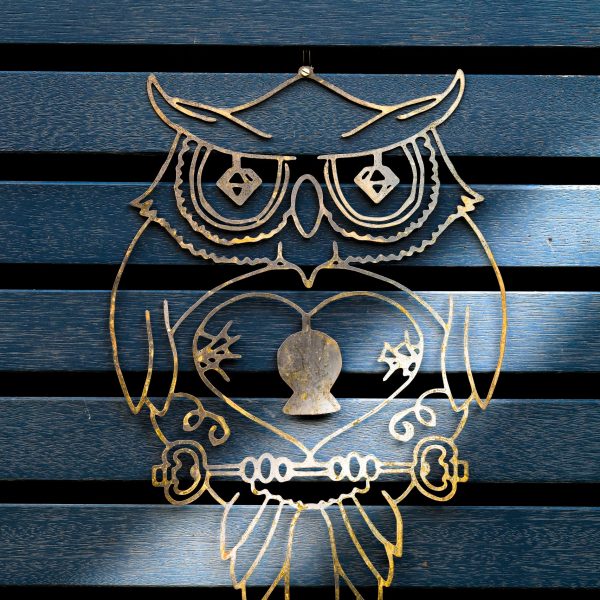 Be Wise Owl Outside Art - Silhouette